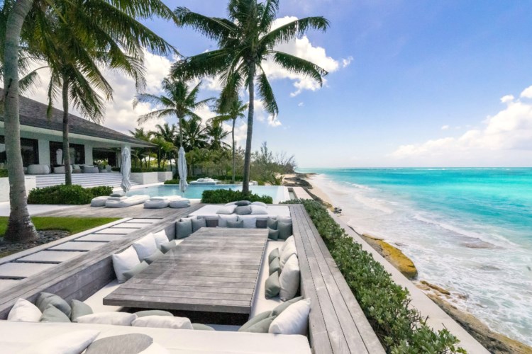 Apsara truly is a beachfront masterpiece deserving of its name - Beach Home for sale in Old Fort Bay, Bahamas on Beachhouse.com