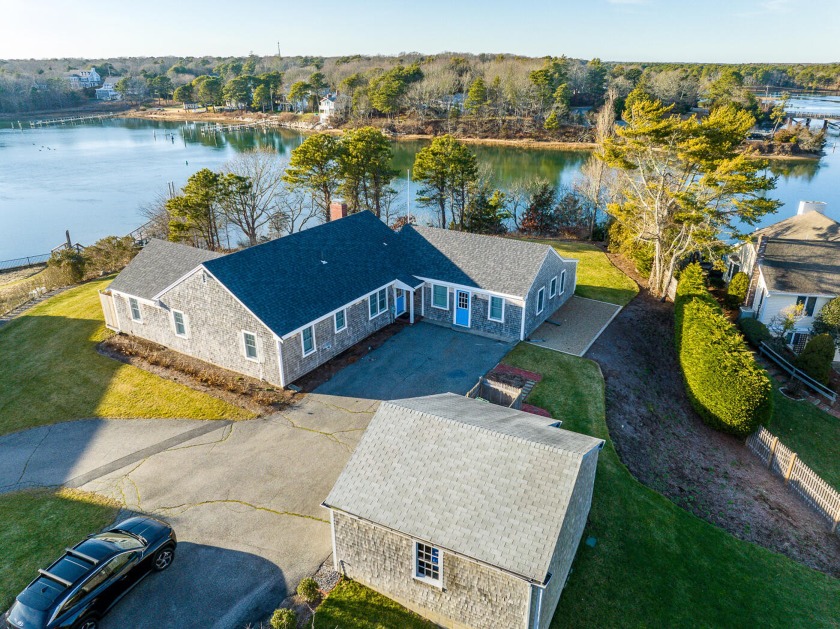Magnificent setting above Bass River (not in flood zone) with - Beach Home for sale in South Dennis, Massachusetts on Beachhouse.com