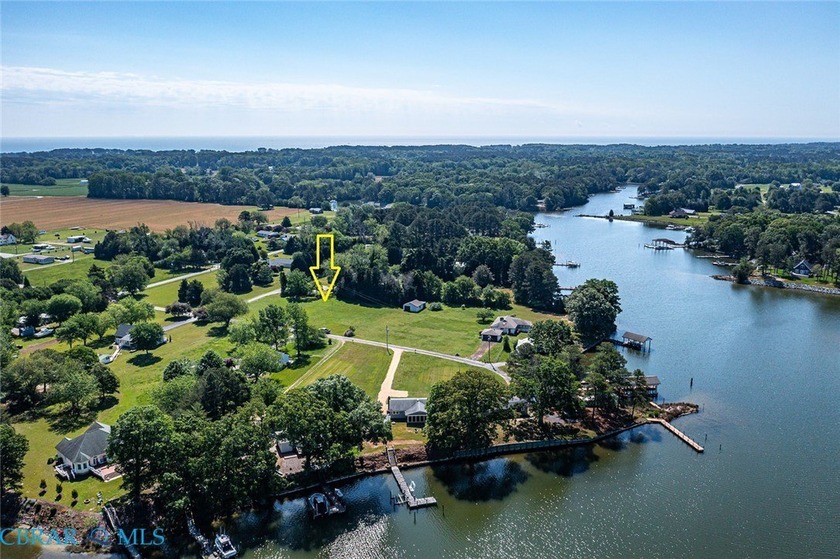 Nice level building lot with good water views of Bridge Creek!! - Beach Lot for sale in Reedville, Virginia on Beachhouse.com