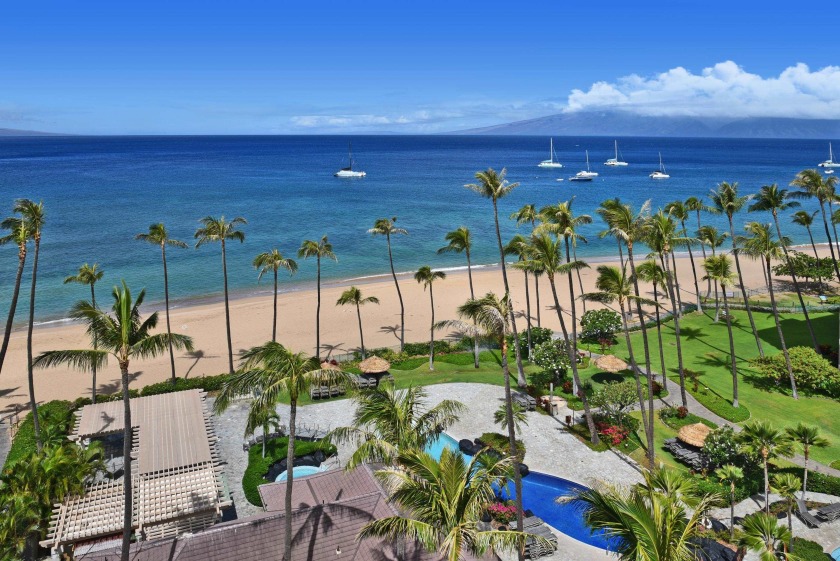 Private inner courtyard with full ocean views, this 2 bedroom 2 - Beach Condo for sale in Lahaina, Hawaii on Beachhouse.com