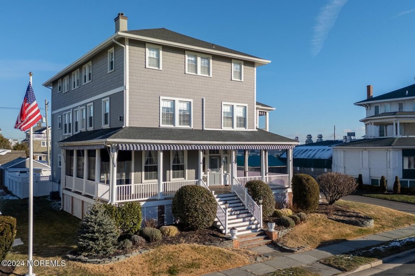 Welcome to 20 Woodland Avenue. This Grand home with OCEANVIEWS - Beach Home for sale in Avon By The Sea, New Jersey on Beachhouse.com