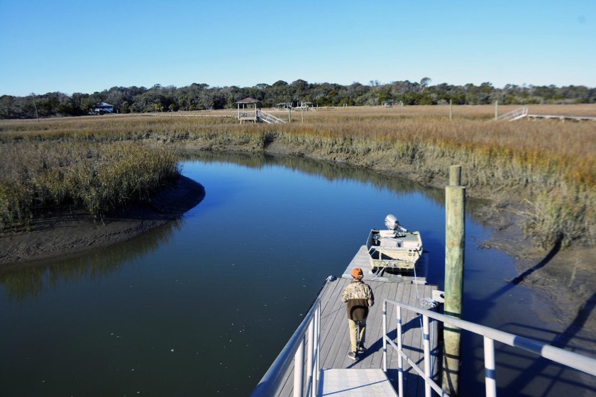 Best of the best! Rare creek front with dock on one side and - Beach Lot for sale in Edisto Island, South Carolina on Beachhouse.com