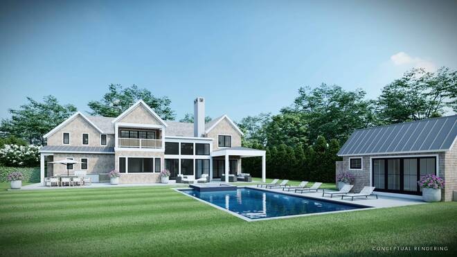 With construction underway, this fifth Lanes project by Michael - Beach Home for sale in Amagansett, New York on Beachhouse.com