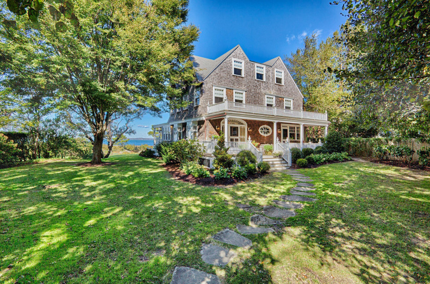 Beautifully sited on a winding, private lane and overlooking a - Beach Home for sale in Vineyard Haven, Massachusetts on Beachhouse.com