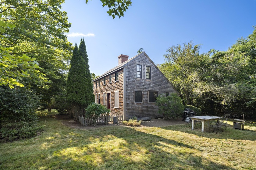 This iconic West Tisbury property features a rustic post and - Beach Home for sale in West Tisbury, Massachusetts on Beachhouse.com