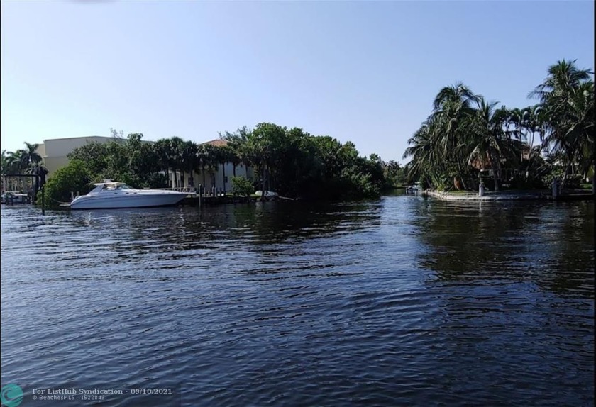 Waterfront property on a private canal with Ocean Access - Beach Lot for sale in Deerfield Beach, Florida on Beachhouse.com