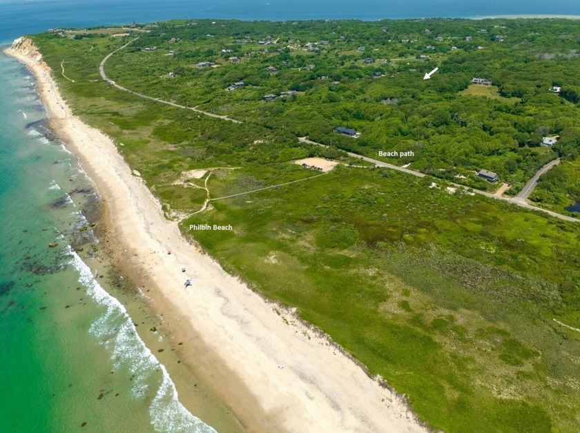 The nearby roar of the Atlantic can be heard from this pristine - Beach Acreage for sale in Aquinnah, Massachusetts on Beachhouse.com