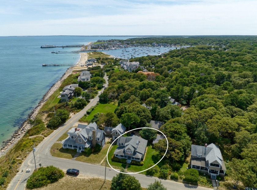 Enjoy sweeping ocean views from this beautifully updated East - Beach Home for sale in Oak Bluffs, Massachusetts on Beachhouse.com