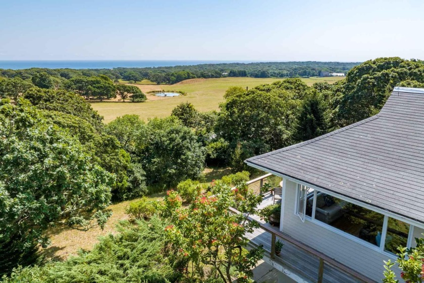 Massive Atlantic Ocean views! This 4.7-acre lot with 120-degree - Beach Home for sale in Chilmark, Massachusetts on Beachhouse.com