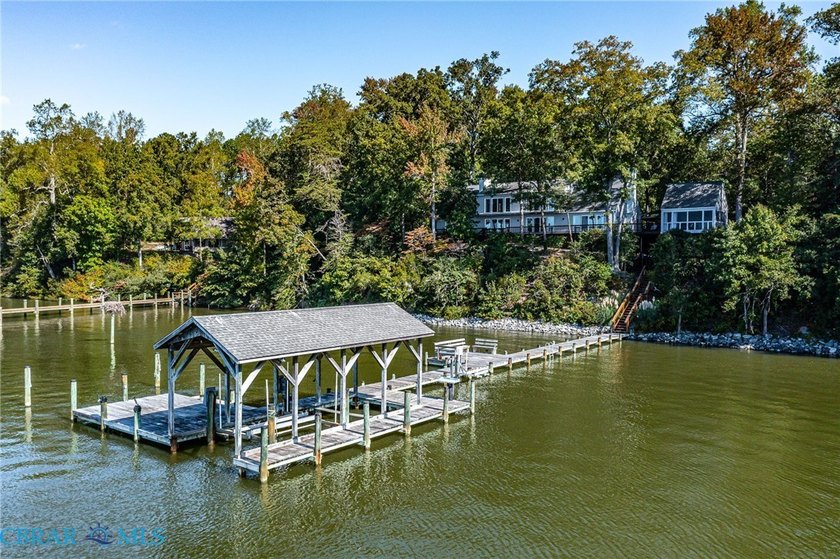 Breathtaking, wide views over the Piankatank River & DEEP water - Beach Home for sale in Hartfield, Virginia on Beachhouse.com