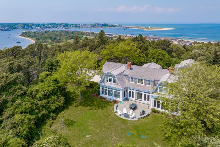 This custom Gambrel-style home sits high atop Manaca Hill on - Beach Home for sale in Edgartown, Massachusetts on Beachhouse.com
