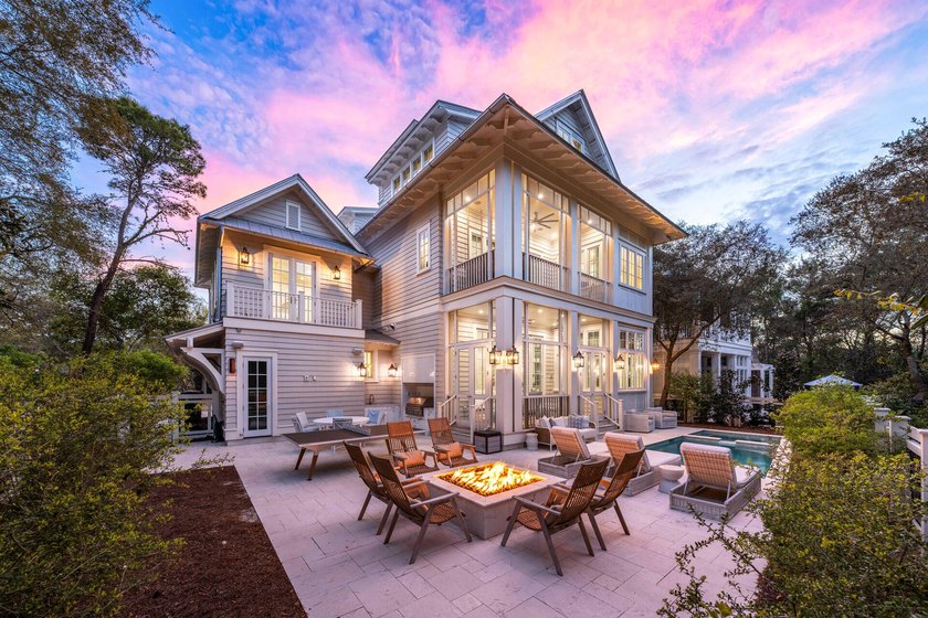 This newly constructed coastal residence in WaterColor's - Beach Home for sale in Santa Rosa Beach, Florida on Beachhouse.com