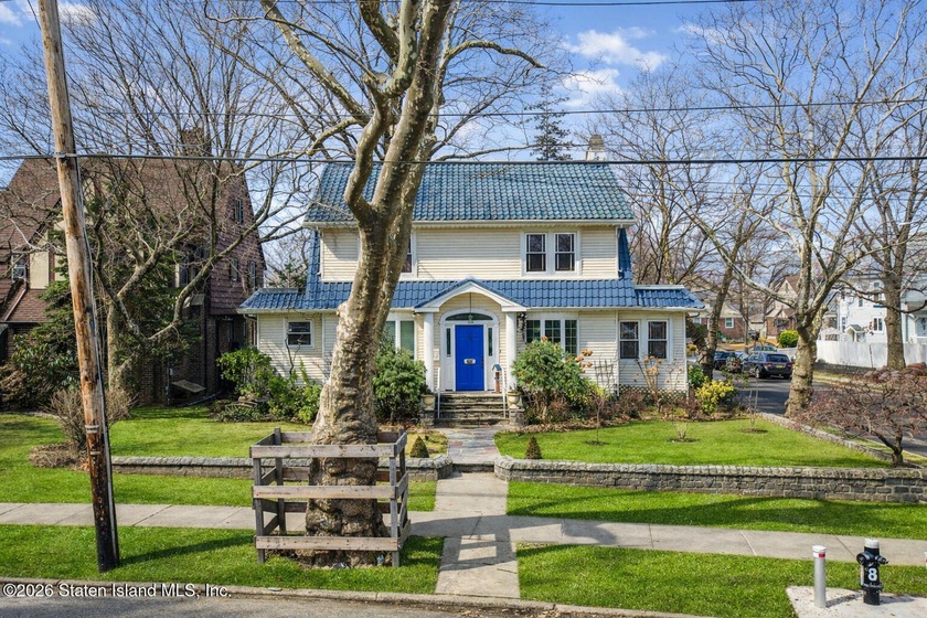 This stately and beautifully maintained Center-Hall Colonial set - Beach Home for sale in Staten Island, New York on Beachhouse.com