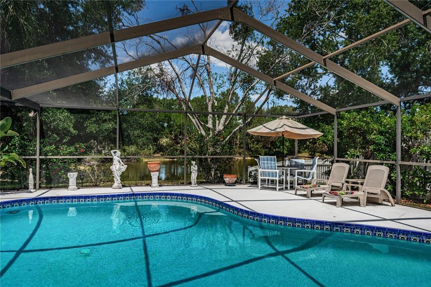 Beautiful pool home overlooks a pond for tranquil views. The - Beach Home for sale in Tampa, Florida on Beachhouse.com