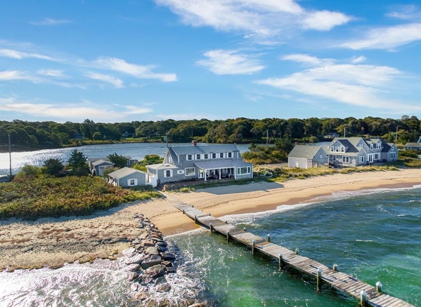 Arrive by land or sea to 311 East Chop Drive, a truly rare - Beach Home for sale in Oak Bluffs, Massachusetts on Beachhouse.com