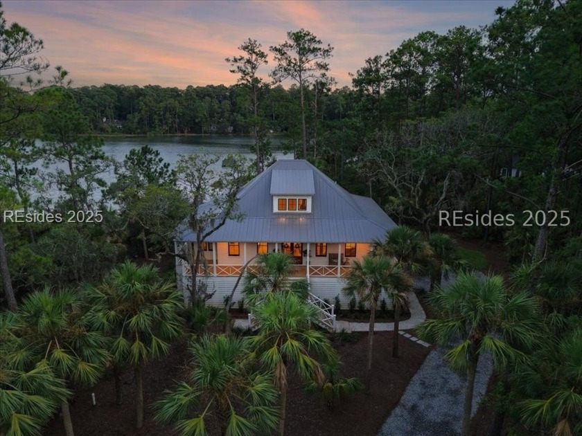 Completed in 2024, this custom Allison Ramsey-designed home sits - Beach Home for sale in Okatie, South Carolina on Beachhouse.com