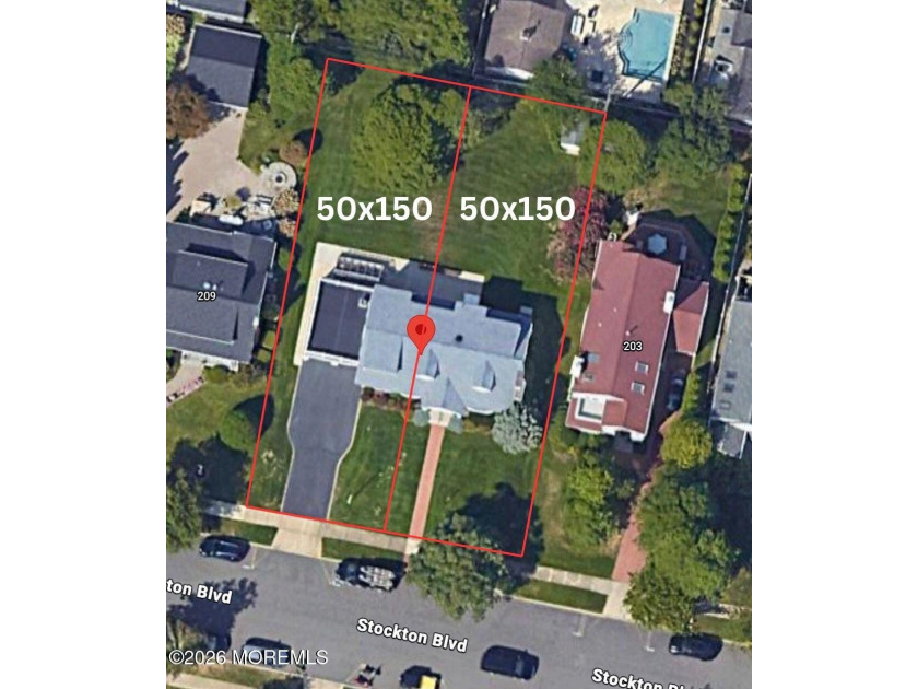 This exceptional property presents a rare opportunity to create - Beach Lot for sale in Sea Girt, New Jersey on Beachhouse.com