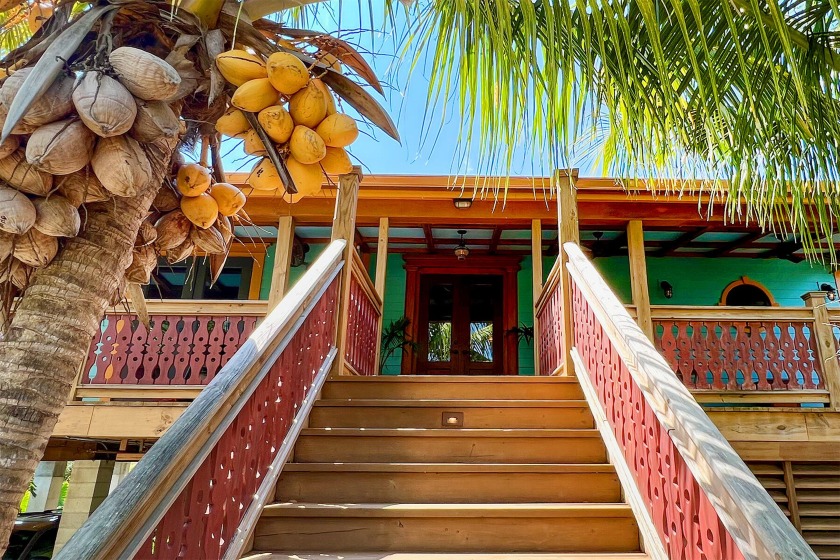 This amazing Caribbean-style manse, set high amidst a grove of - Beach Home for sale in Big Pine Key, Florida on Beachhouse.com