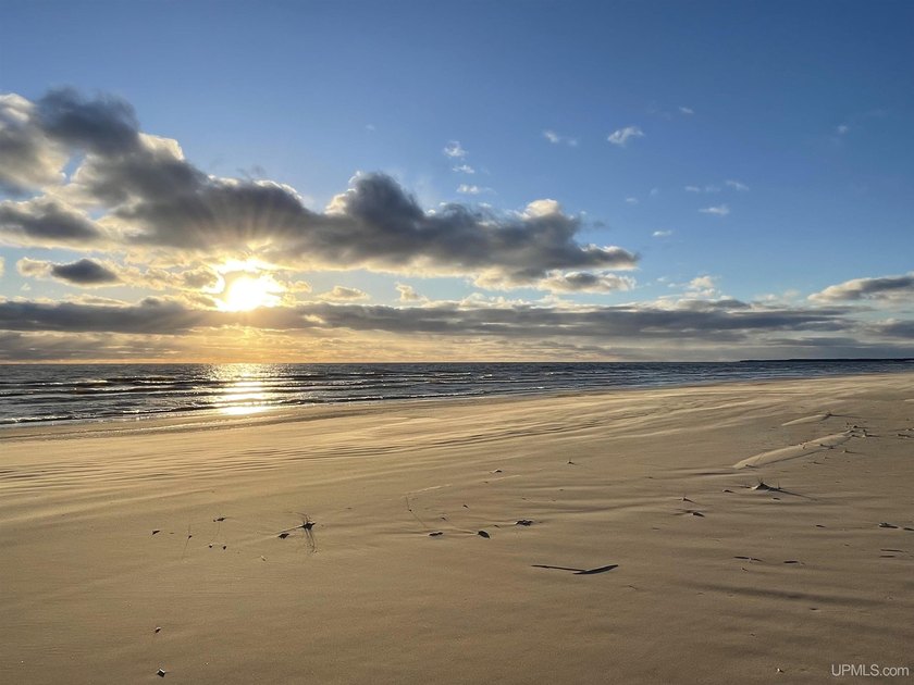 This 10+ acre parcel offers 463' of private, walk in the sand - Beach Acreage for sale in Gulliver, Michigan on Beachhouse.com