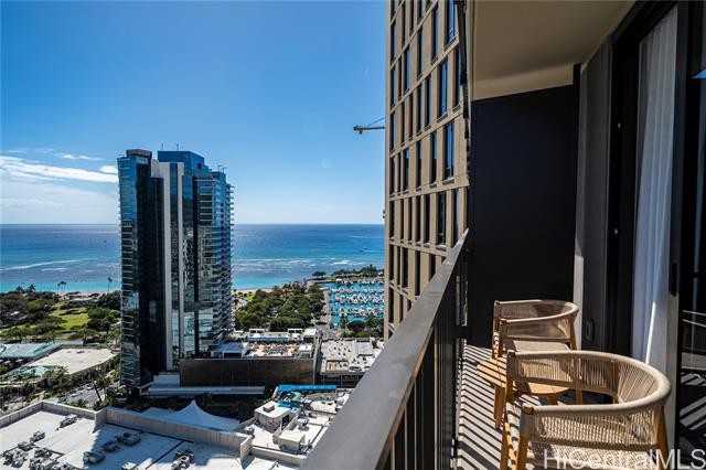 This  beautiful ocean and city views unit is sold fully - Beach Condo for sale in Honolulu, Hawaii on Beachhouse.com
