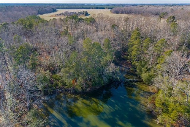 Pretty wooded lot on Myer Creek to the Corrotoman River. Only - Beach Lot for sale in Lancaster, Virginia on Beachhouse.com