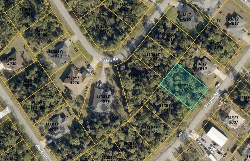 Vacant land rarely has an address or lot number posted. There - Beach Lot for sale in North Port, Florida on Beachhouse.com