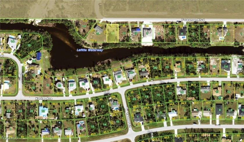 Located at 11903 & 11911 Foresman, these two adjacent freshwater - Beach Lot for sale in Port Charlotte, Florida on Beachhouse.com