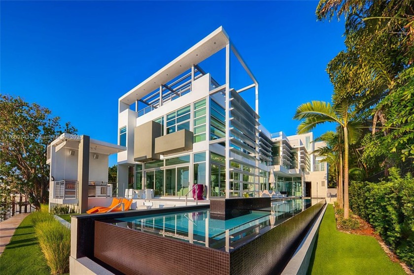 Modern tri-level waterfront home located on the coveted tip of - Beach Home for sale in Miami Beach, Florida on Beachhouse.com