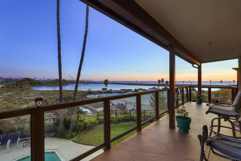 Breathtaking ocean and lagoon views can be enjoyed in the living - Beach Home for sale in Carlsbad, California on Beachhouse.com