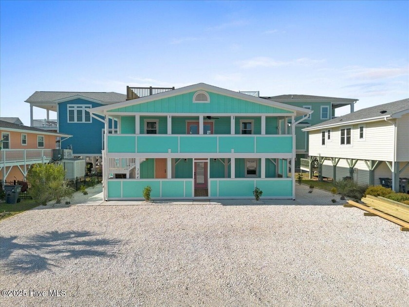 This 2 family beach home on second row has been refurbished top - Beach Home for sale in Sunset Beach, North Carolina on Beachhouse.com
