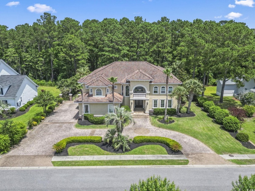 Stunning custom-built Mediterranean masterpiece with 5 bedrooms - Beach Home for sale in Myrtle Beach, South Carolina on Beachhouse.com