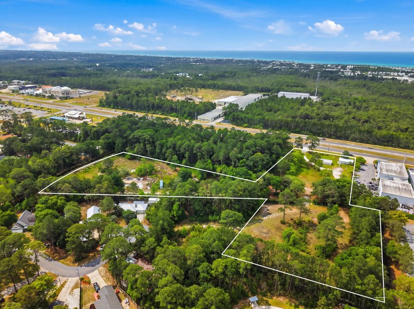 Positioned along the well-traveled corridor of US Highway 98 - Beach Acreage for sale in Santa Rosa Beach, Florida on Beachhouse.com