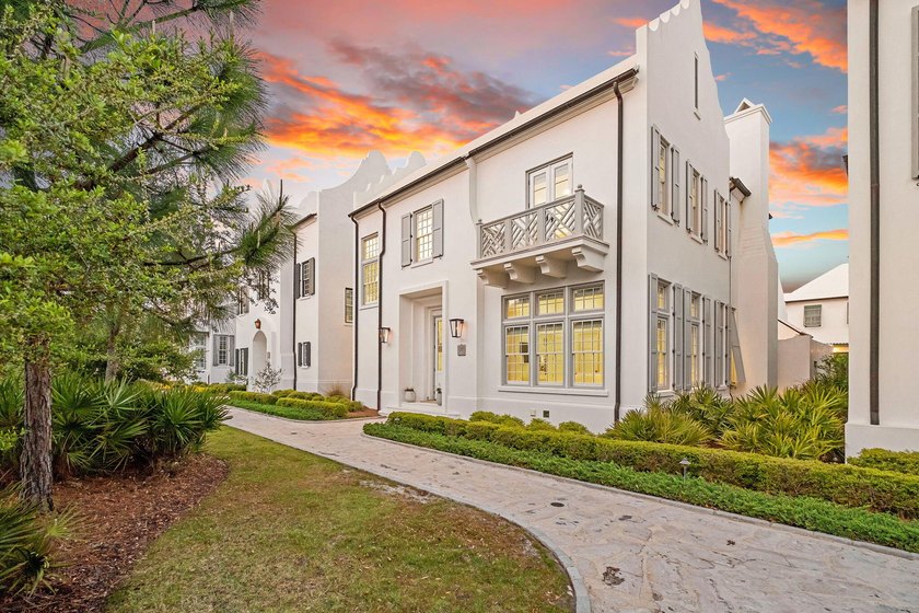 On a quiet pedestrian alley within Alys Beach, 91 Whalebone - Beach Home for sale in Inlet Beach, Florida on Beachhouse.com