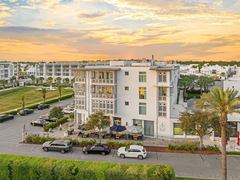 Positioned on the prominent southeast corner of the Alys Beach - Beach Condo for sale in Alys Beach, Florida on Beachhouse.com