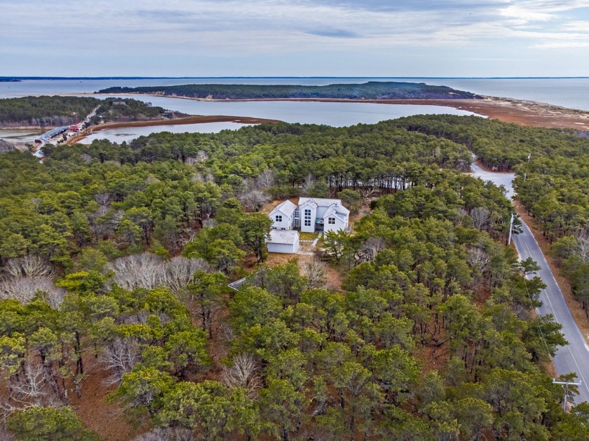 Beautifully set and sited on 3 acres of wooded land in Cape - Beach Home for sale in Wellfleet, Massachusetts on Beachhouse.com