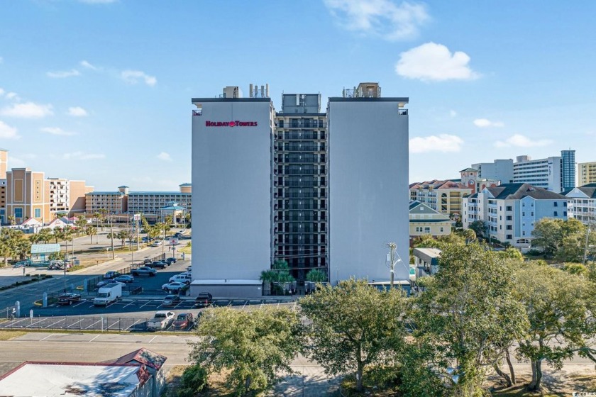 This 10th-floor 2-bedroom, 2-bathroom condo at Holiday Towers - Beach Condo for sale in Myrtle Beach, South Carolina on Beachhouse.com