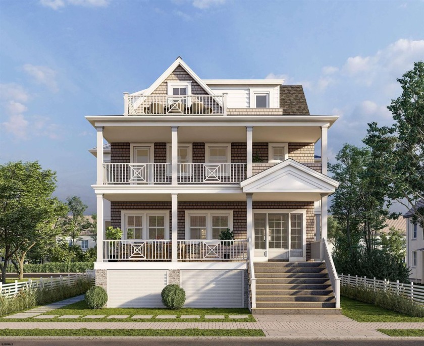 This stunning new construction home is being offered by Ocean - Beach Home for sale in Ocean City, New Jersey on Beachhouse.com