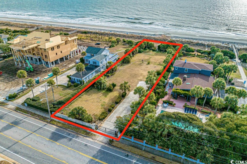 Picture this: Your dream home, right on the beach on 'The Golden - Beach Lot for sale in Myrtle Beach, South Carolina on Beachhouse.com