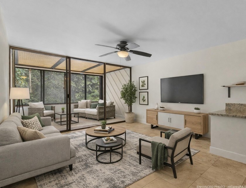 A comfortable single level layout makes everyday living feel - Beach Condo for sale in Kaaawa, Hawaii on Beachhouse.com