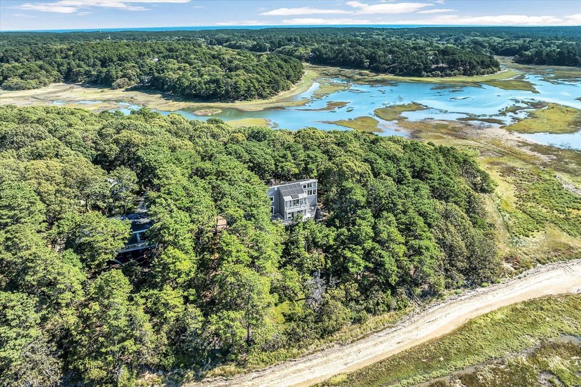 Down a quiet, rustic road, high above Wellfleet's Silver Spring - Beach Home for sale in Wellfleet, Massachusetts on Beachhouse.com
