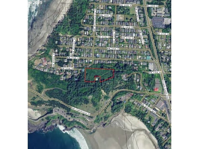 This large property perched on a hill side, boasts vast views of - Beach Acreage for sale in Newport, Oregon on Beachhouse.com
