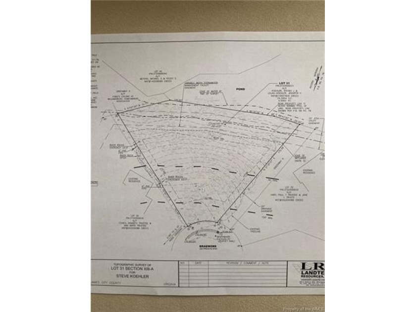 Price improvement. Over 180 ft of gorgeous pond frontage on the - Beach Lot for sale in Williamsburg, Virginia on Beachhouse.com