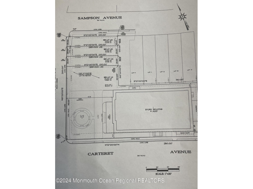 Northern Corner Lot of recently applied for conforming - Beach Lot for sale in Seaside Heights, New Jersey on Beachhouse.com