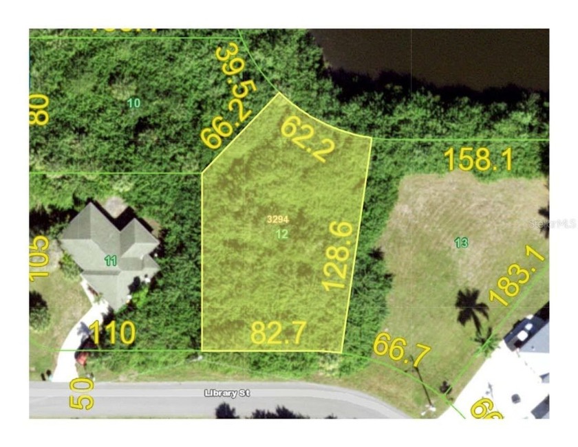 Over-sized (12,000+ sq ft, over  1/4  of an acre) irregular - Beach Lot for sale in Port Charlotte, Florida on Beachhouse.com