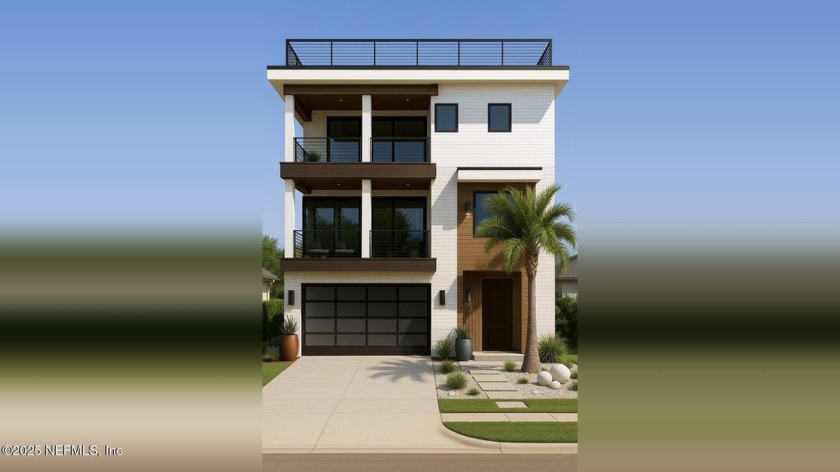 Contemporary Custom Home by Bluewave Builders. Designed to - Beach Home for sale in Jacksonville Beach, Florida on Beachhouse.com