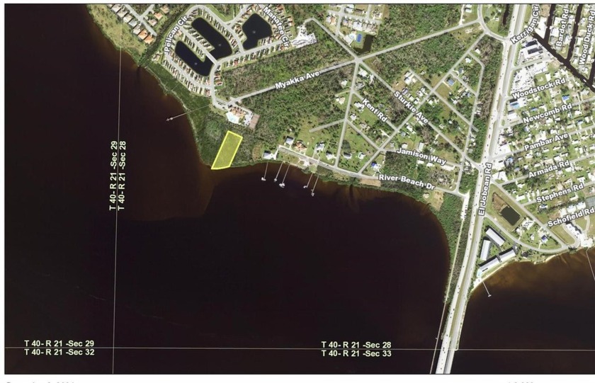 1.25 ACRE LOT WITH 150 FT OF WATERFRONT ON THE MYAKKA RIVER - Beach Lot for sale in Port Charlotte, Florida on Beachhouse.com