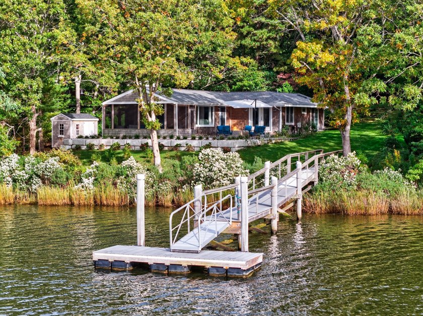 WATERFRONT WITH DEEPWATER DOCK-Welcome to 23 Childs River Road - Beach Home for sale in East Falmouth, Massachusetts on Beachhouse.com