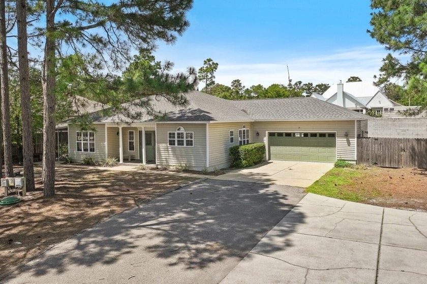 Classic Ranch in Blue Mt Beach on over 1/2 acre site near County - Beach Home for sale in Santa Rosa Beach, Florida on Beachhouse.com