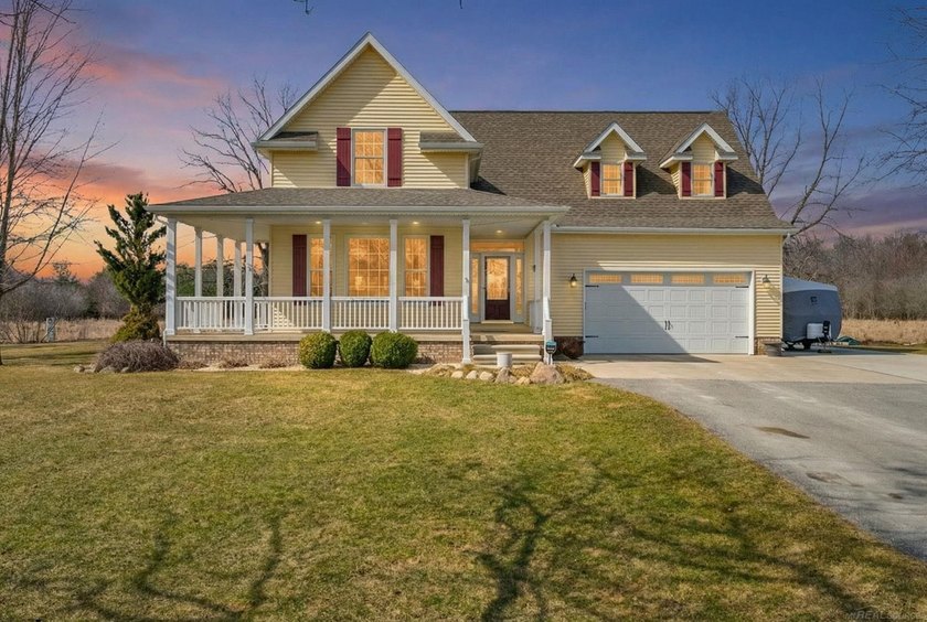 COUNTRY PERFECTION! Beautiful farmhouse-style home 2,200 sq ft - Beach Home for sale in Lexington, Michigan on Beachhouse.com