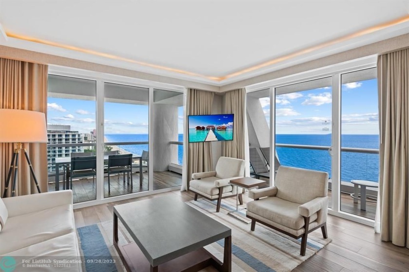 Experience luxury oceanfront living in this fully furnished - Beach Condo for sale in Fort Lauderdale, Florida on Beachhouse.com